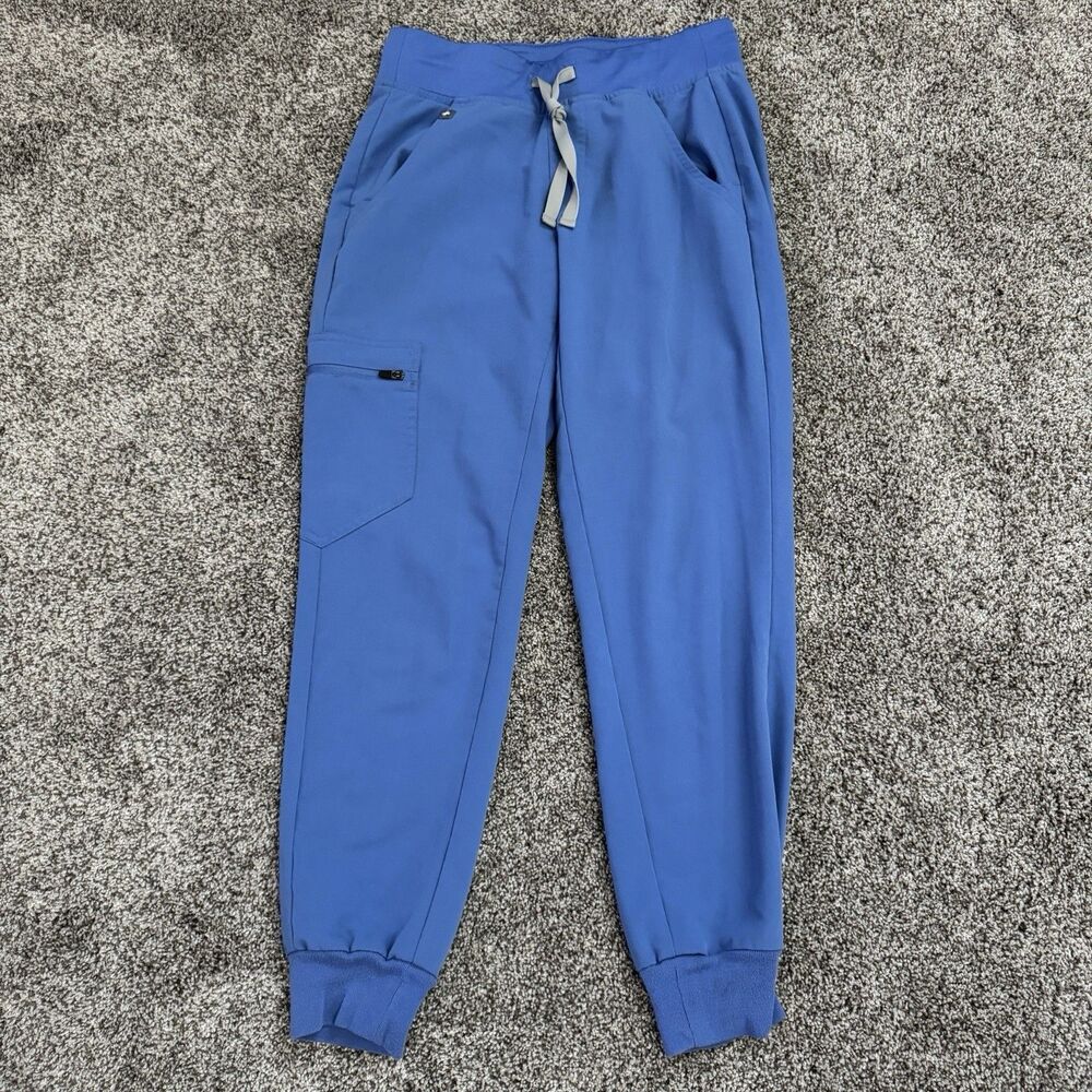 FIGS Zamora 2.0 Jogger Scrub Pants Ceil Blue W18SW2005 Size XXS/P Petite